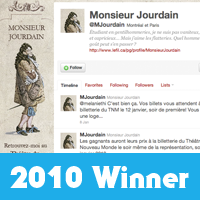 Moli&egrave;re goes Twitter by Ph&eacute;romone